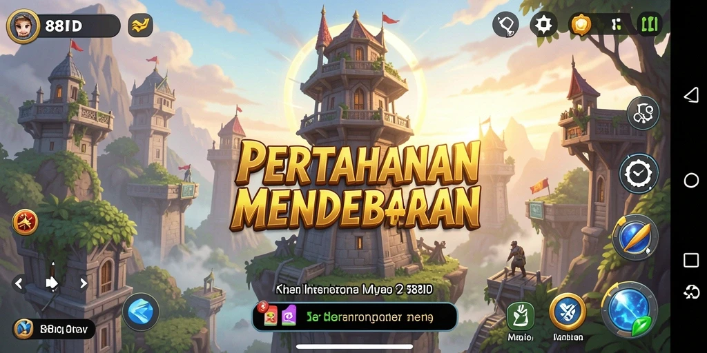 Gameplay 88ID yang menegangkan di Tower Defense.