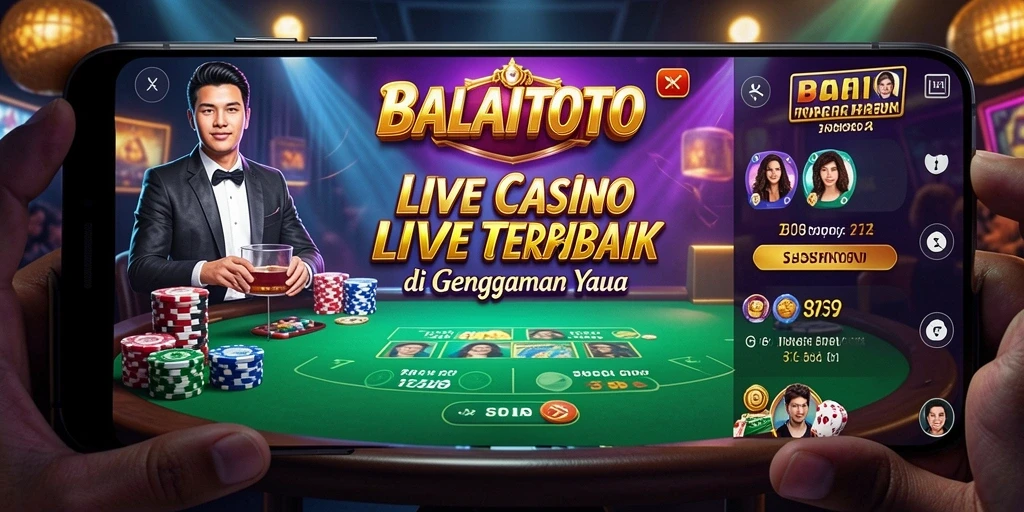 Screenshot gameplay Live Casino BALAITOTO yang seru dan interaktif.