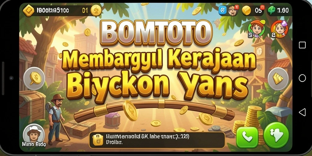 Screenshot gameplay BOMTOTO yang menunjukkan manajemen bisnis yang seru.