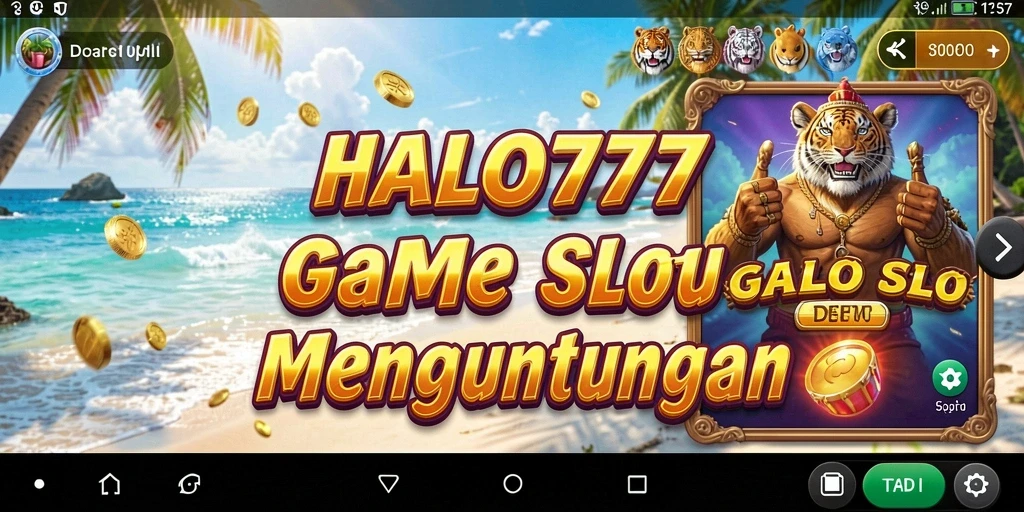 Tampilan gameplay seru di HALO777 dengan berbagai slot menarik.