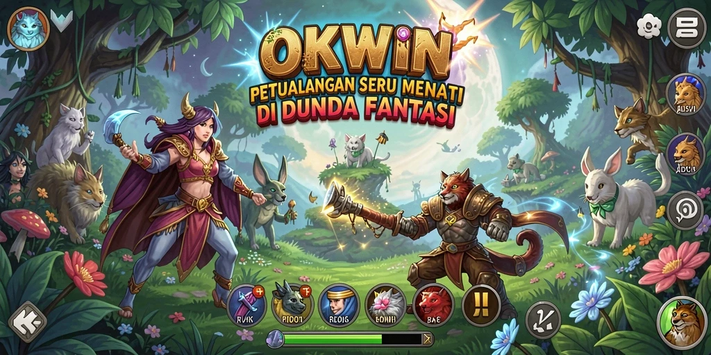 Tampilan imersif dari petualangan seru di OKWIN.