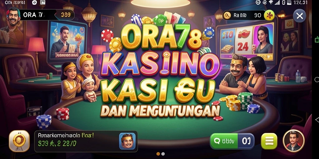 Tampilan seru gameplay Kasino di ORA78
