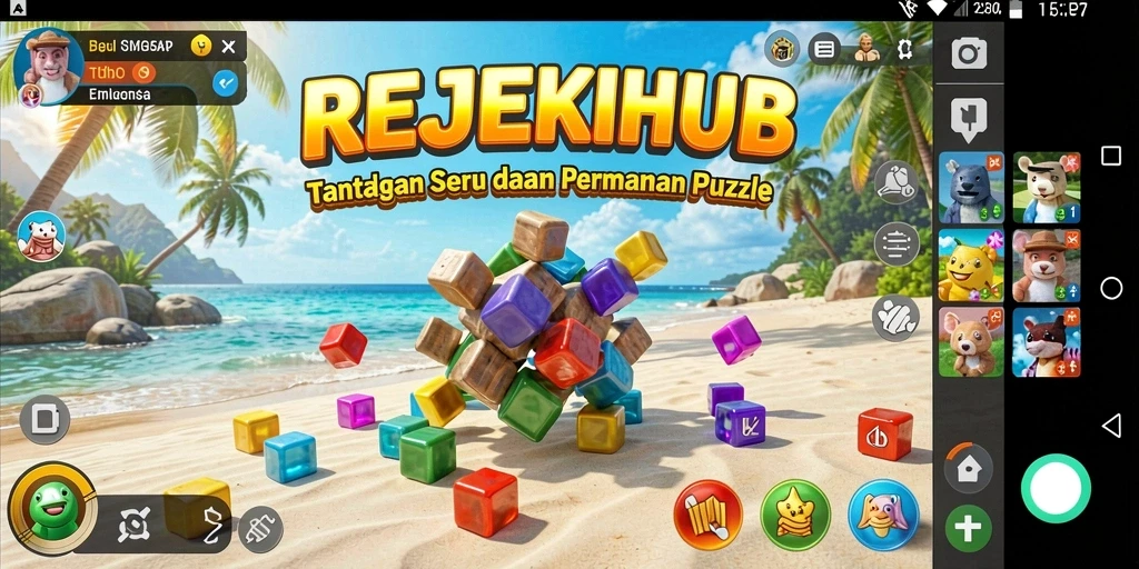 Tampilan gameplay REJEKIHUB yang seru dan menantang.
