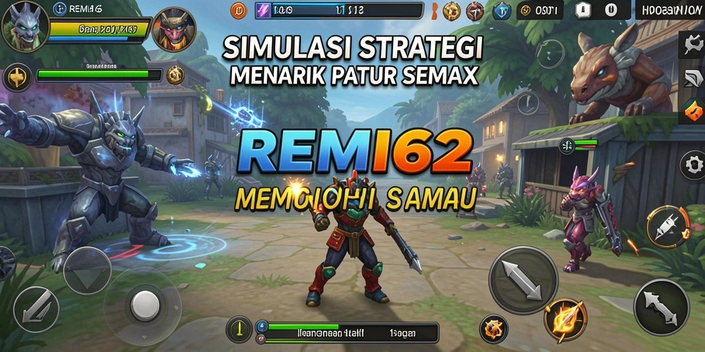 Screenshot gameplay REMI62 menampilkan aksi dan strategi yang intens.
