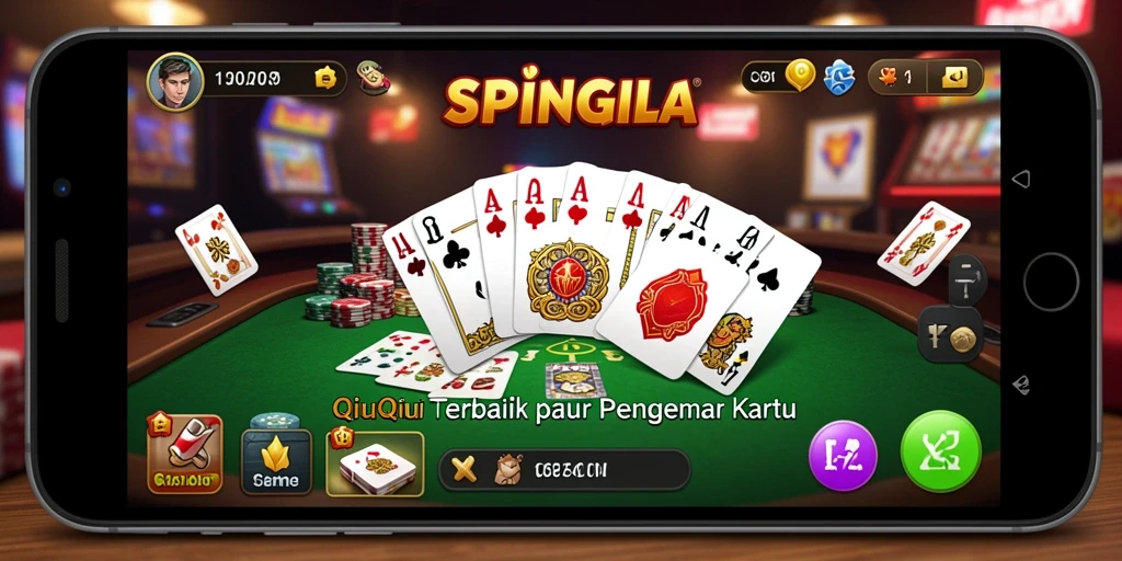 Tampilan grafis menarik dalam gameplay QiuQiu.