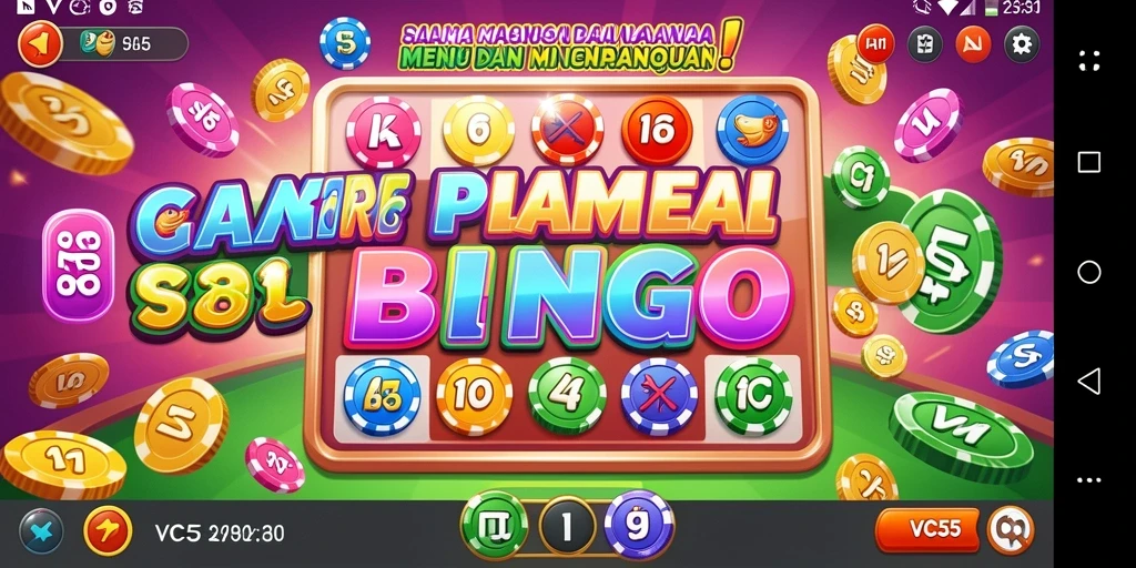 Gameplay menegangkan dari game Bingo VC55 yang penuh warna.